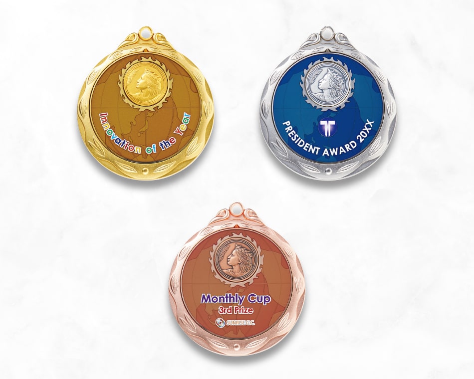 ワールドメダル(印刷)：MK-8731-DP
