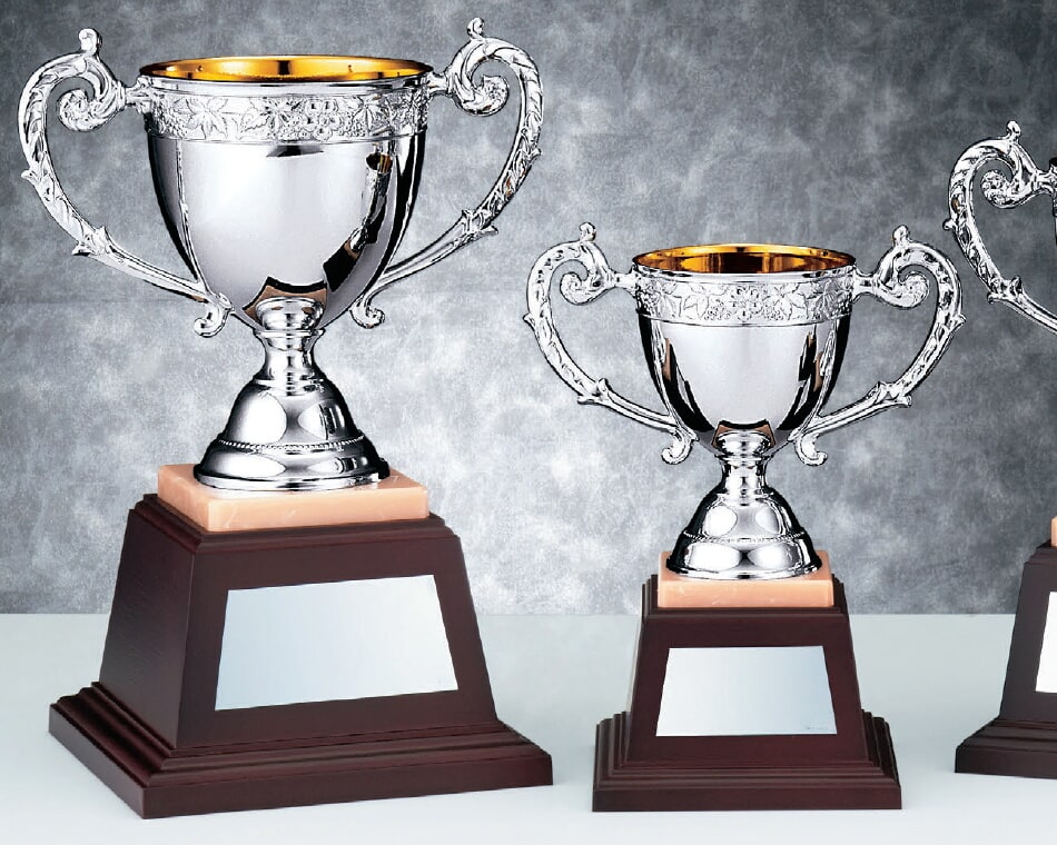 金属製銀色カップ:NO-4514