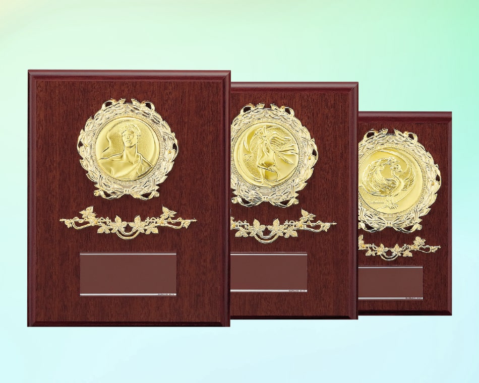 メダル選択式木製盾：ATZ-4449