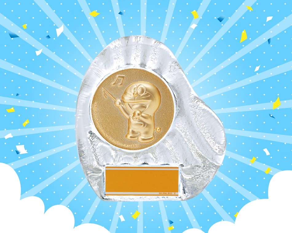 ドラえもんガラス楯：DRZ-4002