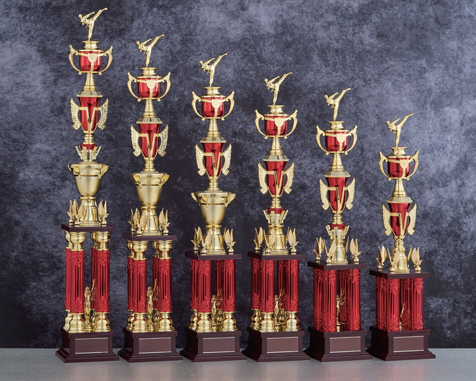 四本柱トロフィー:TR-4305