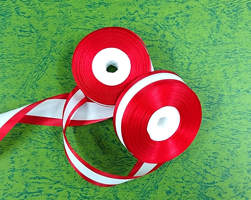 張り渡しテープ：RP-65(赤耳リボン)
