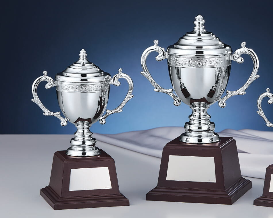 金属製銀色カップ:NO-4553