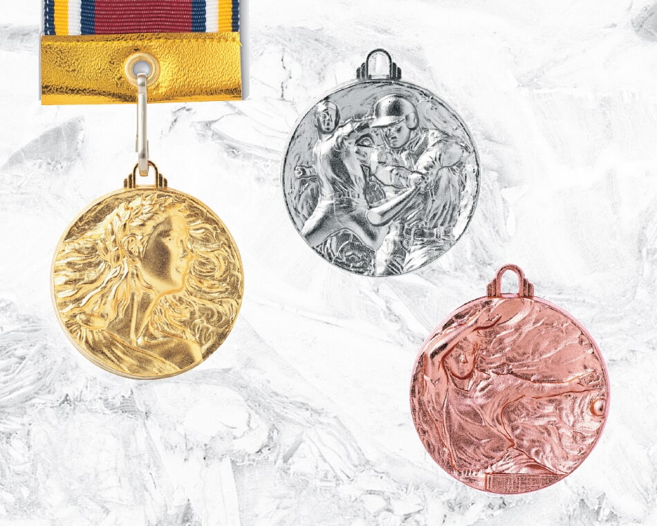 直径40㎜ダイナミックメダル・小：MY-8448