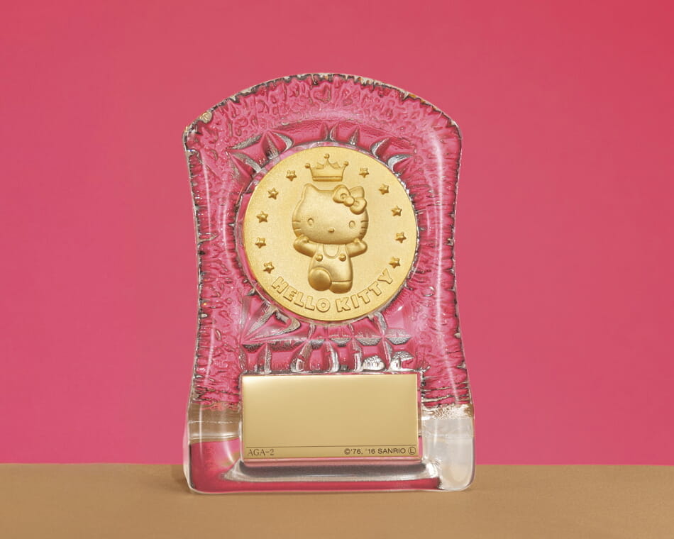 ハローキティガラス盾:ZKK-302