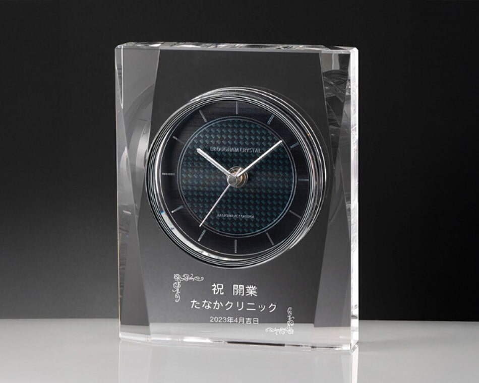 光学ガラス製電波置時計:GKO-302