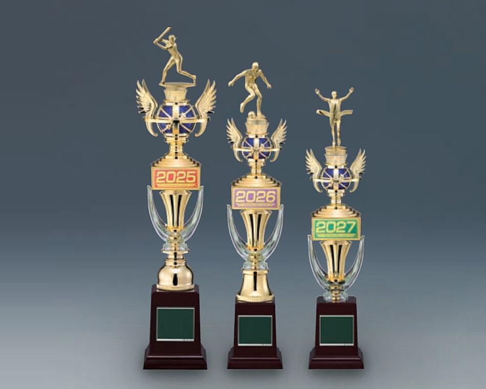 年号プレート付きトロフィー：RT-3121